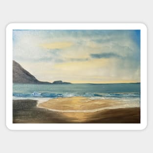 Rockaway Beach by Tabitha Kremesec Sticker